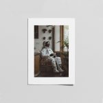 Astronaut Coffee Break Poster – Modern Konsept