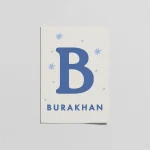 Kişiye Özel Harfli Bebek Posteri – İsimli Nursery Duvar Dekoru - Görsel 3