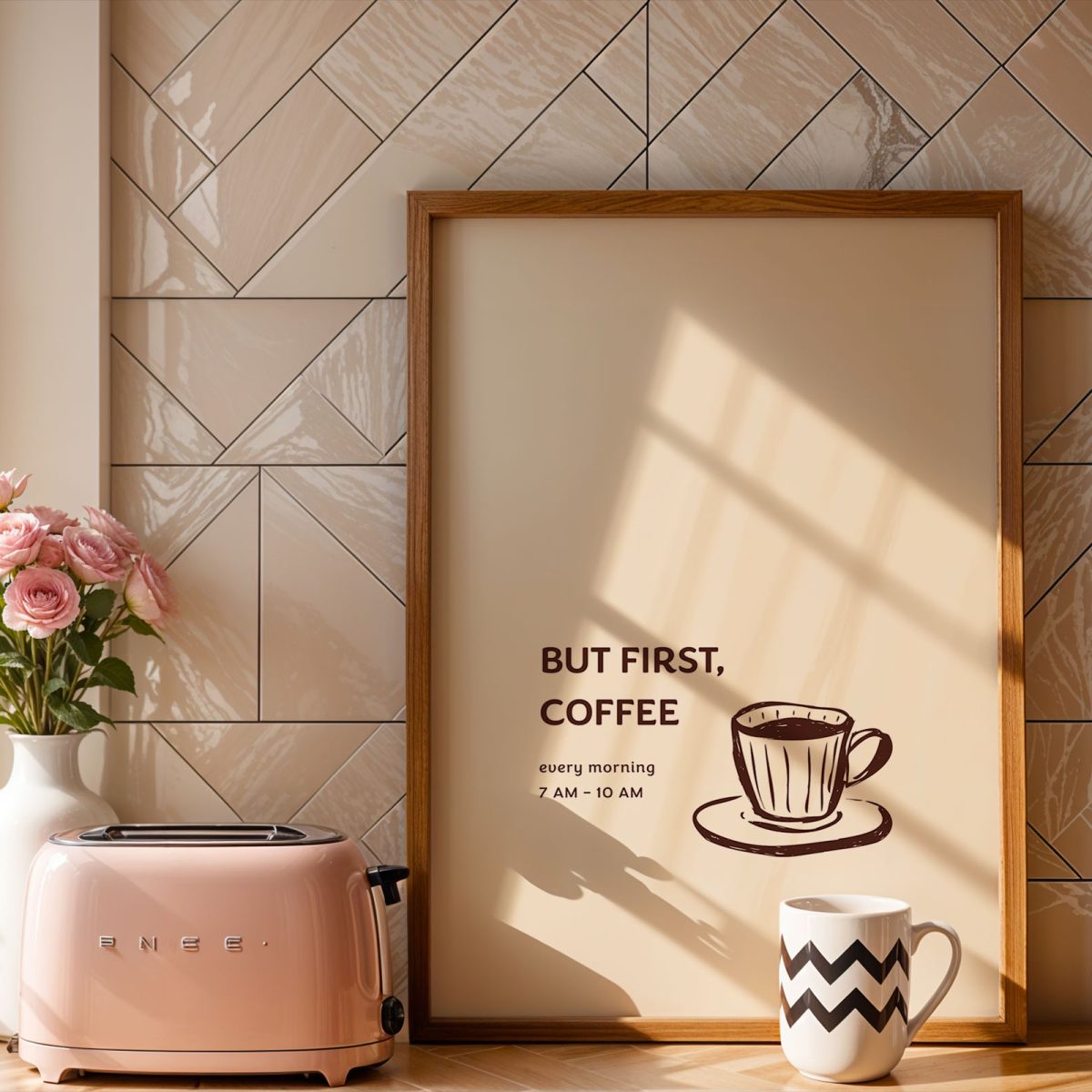 But First, Coffee Poster – Minimal Kahve Duvar Dekoru - Görsel 2
