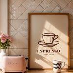 Espresso Minimal Kahve Posteri - Görsel 2