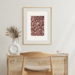 Sonbahar Yaprak Dokusu Poster III – Minimal Doğa Texture Duvar Dekoru - Görsel 2