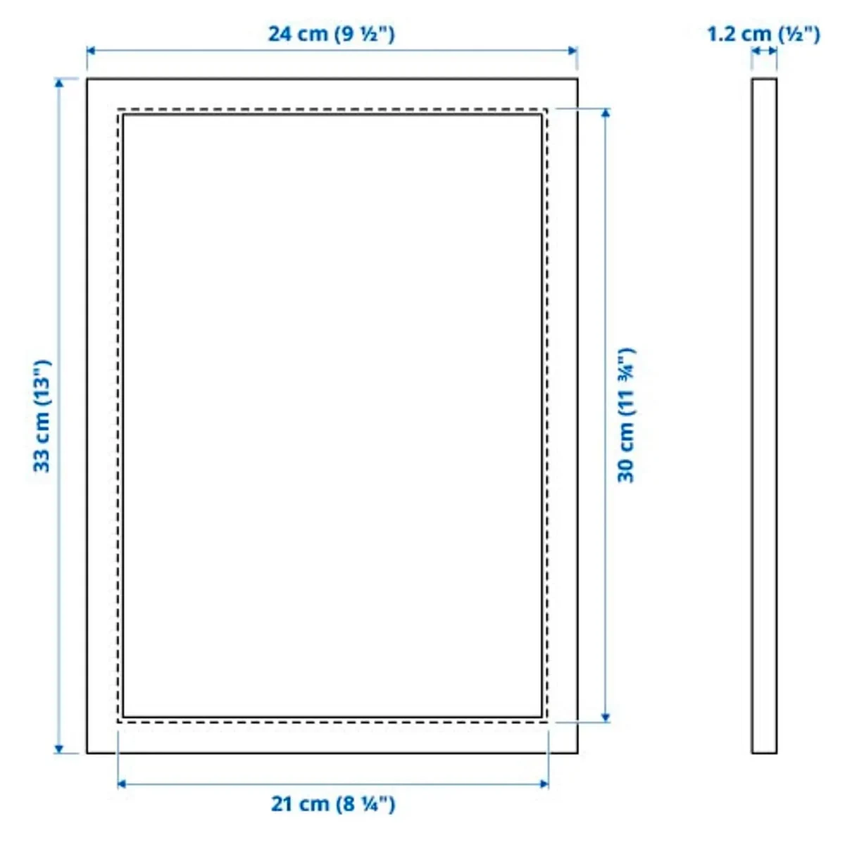 Orijinal IKEA FISKBO Siyah Çerçeve 21x30 cm – Sınırlı Stok - Görsel 2