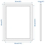 Orijinal IKEA FISKBO Siyah Çerçeve 30x40 cm – Sınırlı Stok - Görsel 2