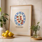 Pomodoro Domates Posteri | Akdeniz Esintili Mutfak Duvar Dekoru - Görsel 3