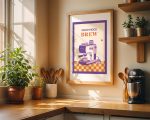Good Mood Brew Retro Kahve Posteri - Görsel 2