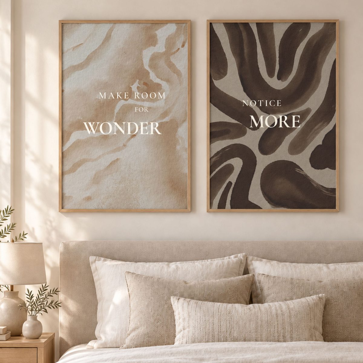 Make Room for Wonder & Notice More 2’li Poster Seti - Görsel 3