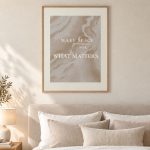 Make Space for What Matters Soyut Poster - Görsel 3
